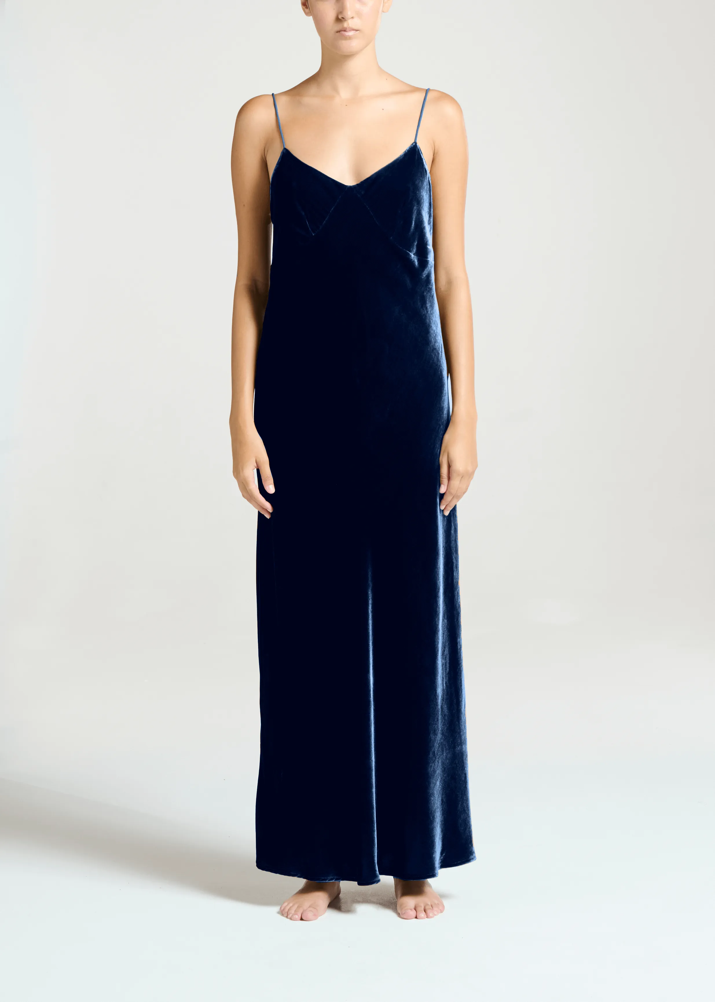 Alberta Dress Midnight Viscose Velvet