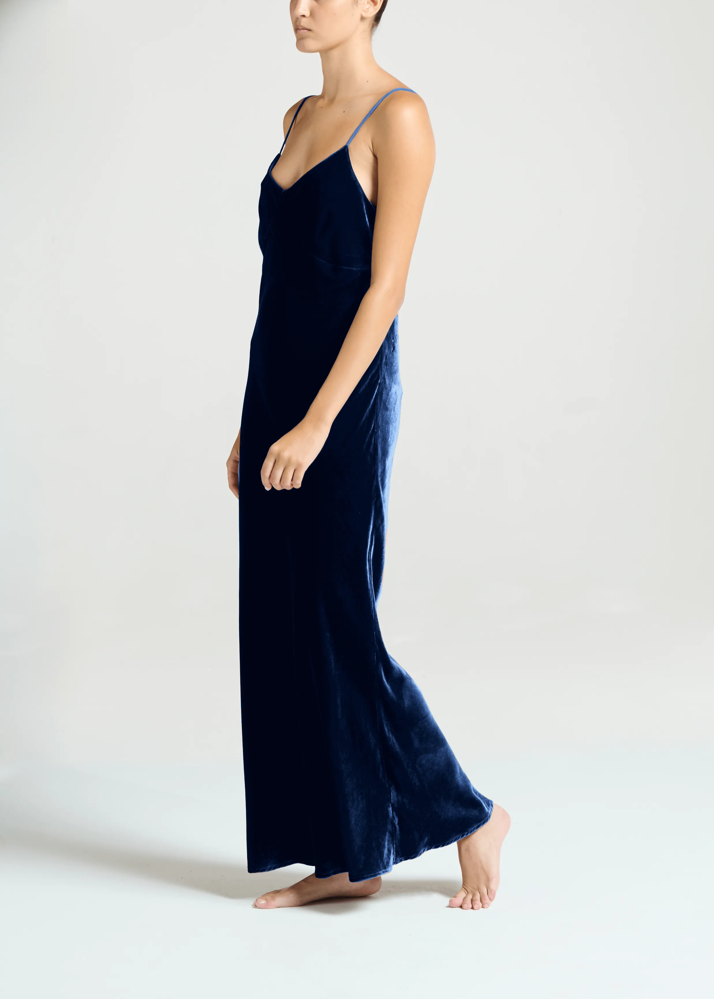 Alberta Dress Midnight Viscose Velvet