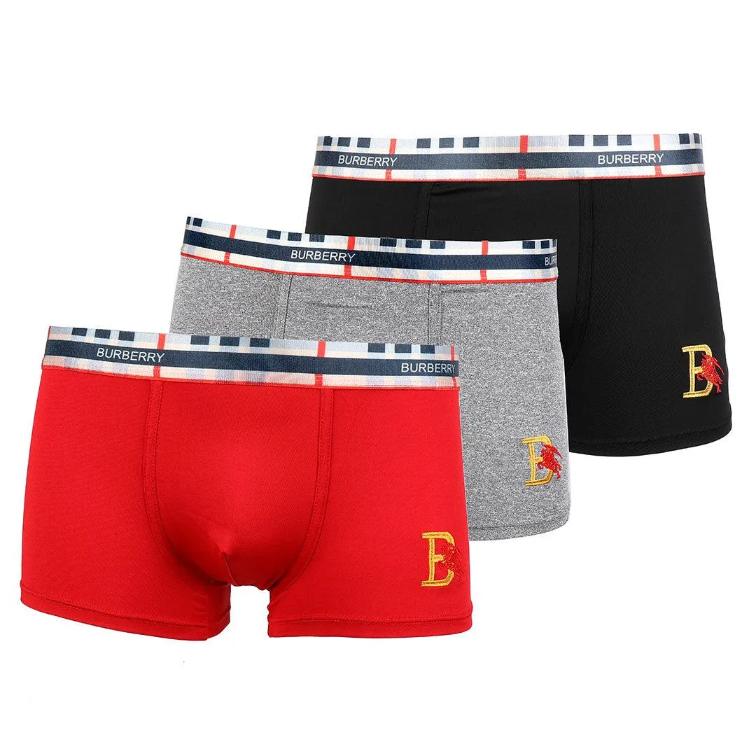 Burberry Crested Band Men's Body Fitting Boxers