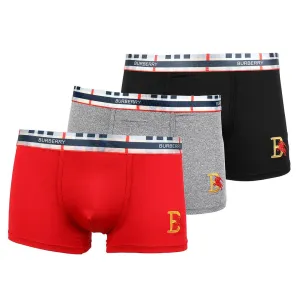 Burberry Crested Band Men's Body Fitting Boxers