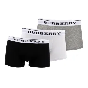 Burberry Crested Design 3 IN 1 Pack Black White and Grey Boxers