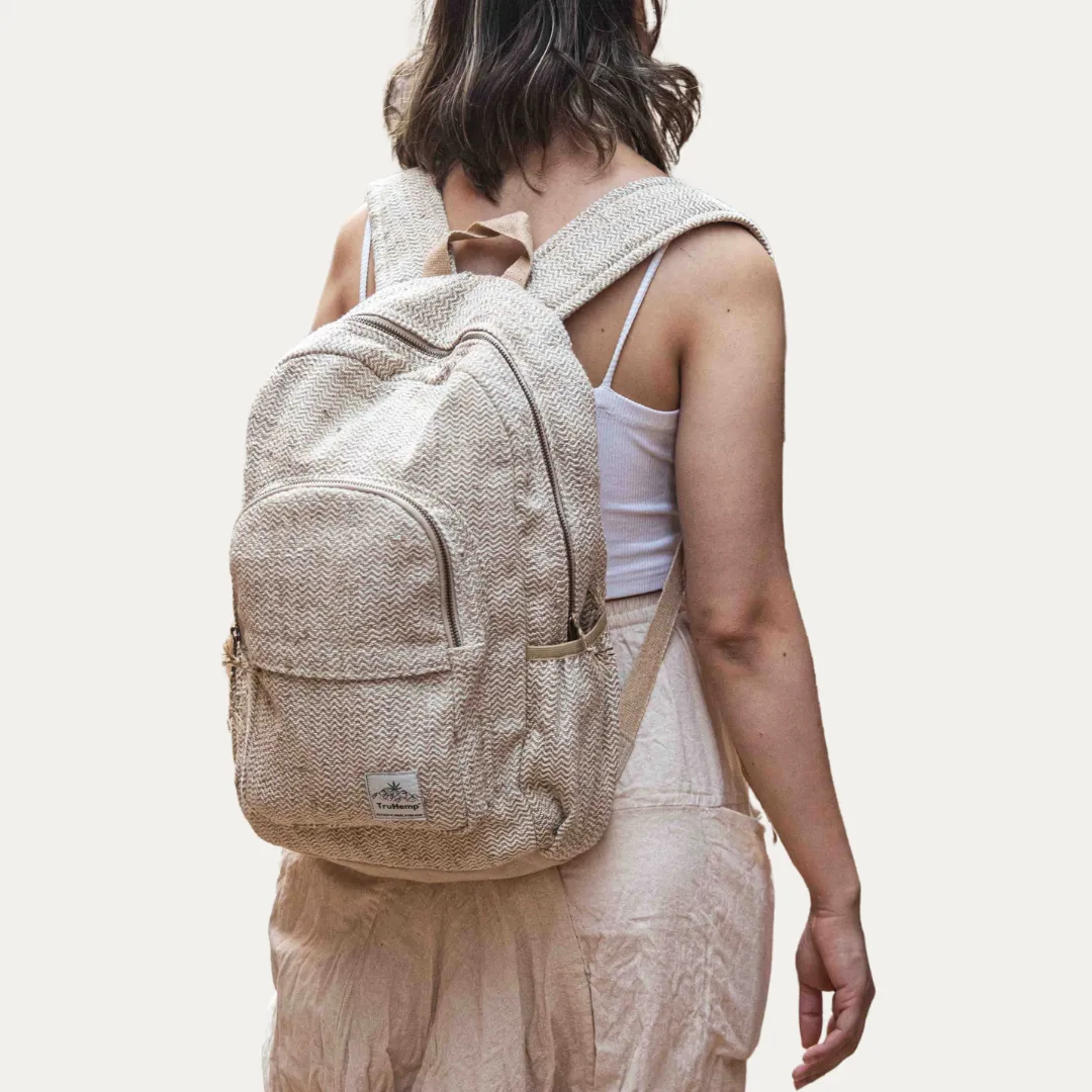 Classic Hemp Backpack - Natural Hemp