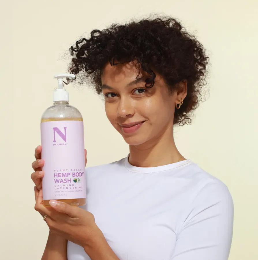 Dr. Natural Plant-Based Hemp Body Wash 32oz