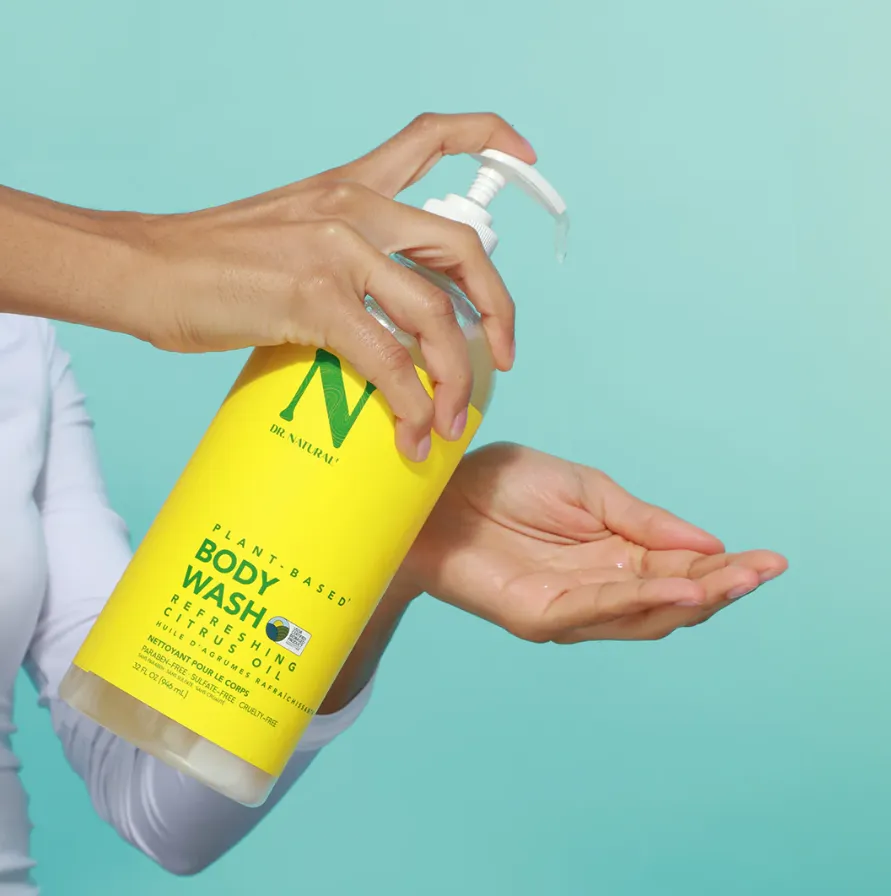 Dr. Natural Plant-Based Hemp Body Wash 32oz