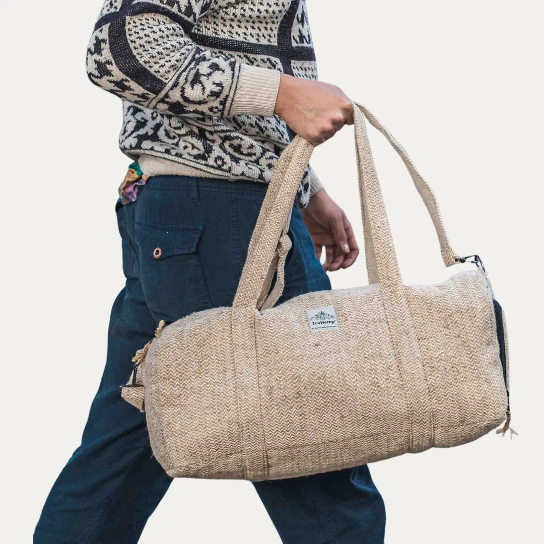 Everyday Hemp Duffel Bag - Natural Hemp