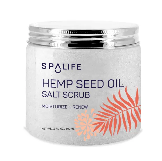 Hemp Seed Oil Exfoliating Salt Scrub