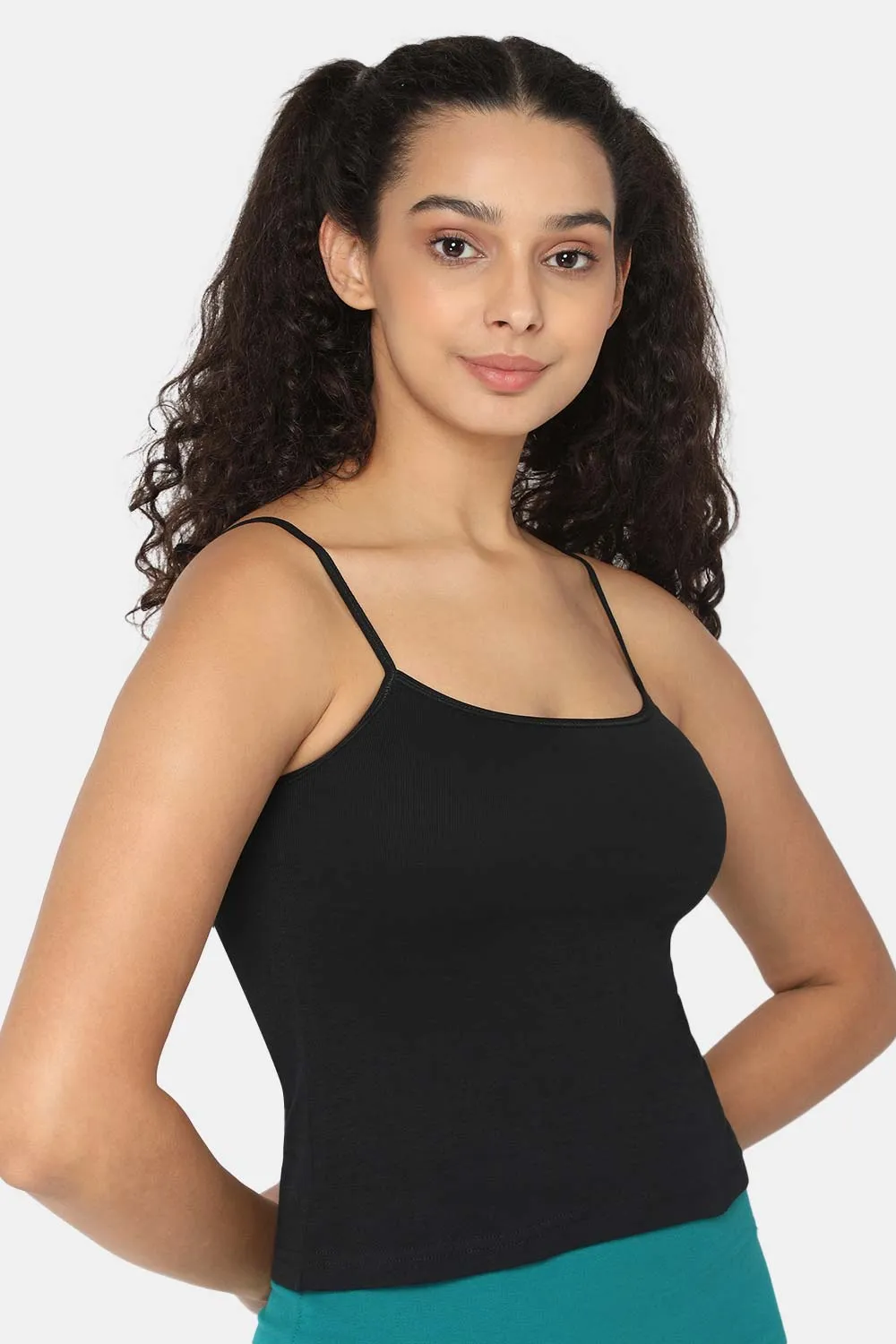 Intimacy Full Coverage Non-Padded Cotton Slip Camisole – IN02 | Wire-Free & Moisture-Wicking Design