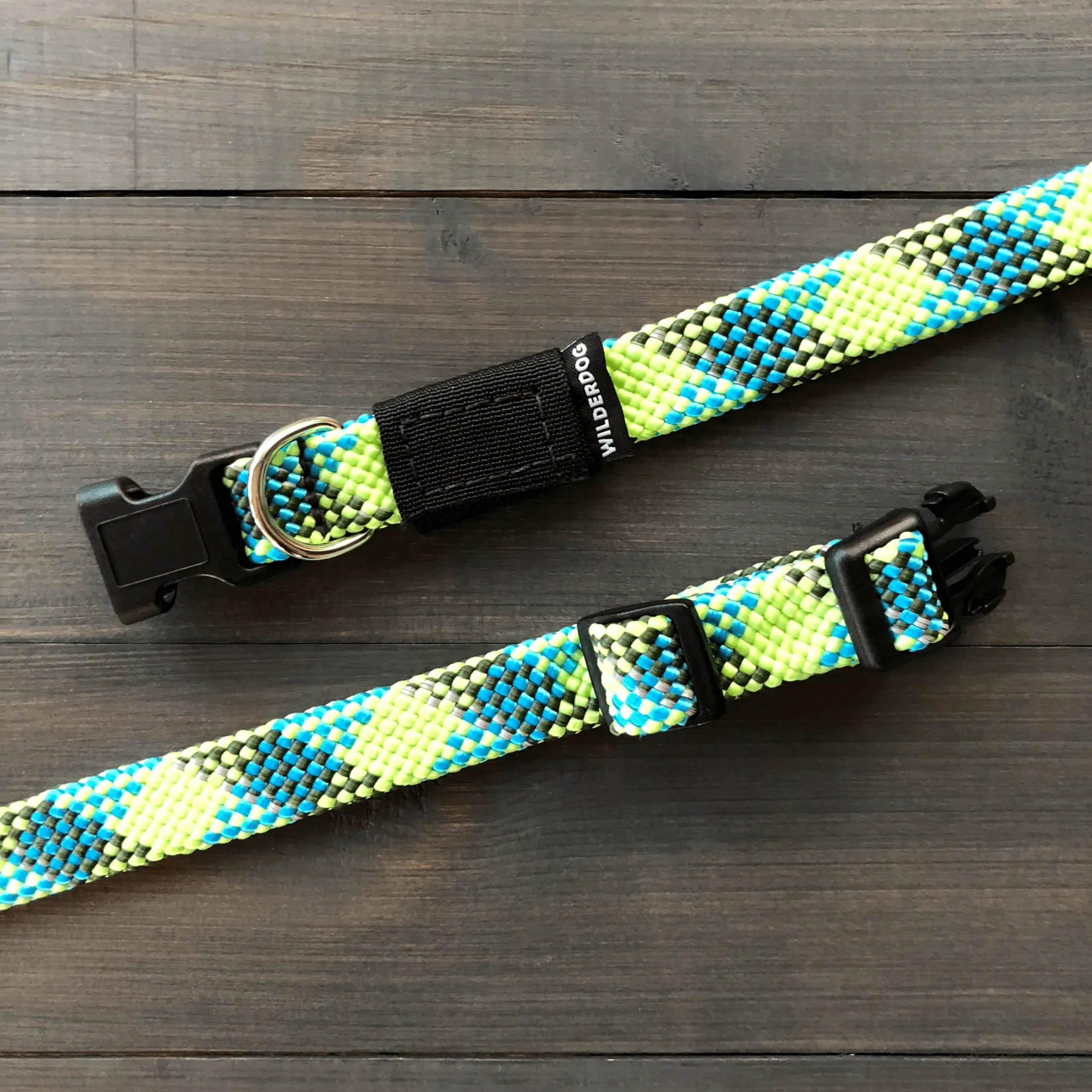 Lime Reflective Rope Collar