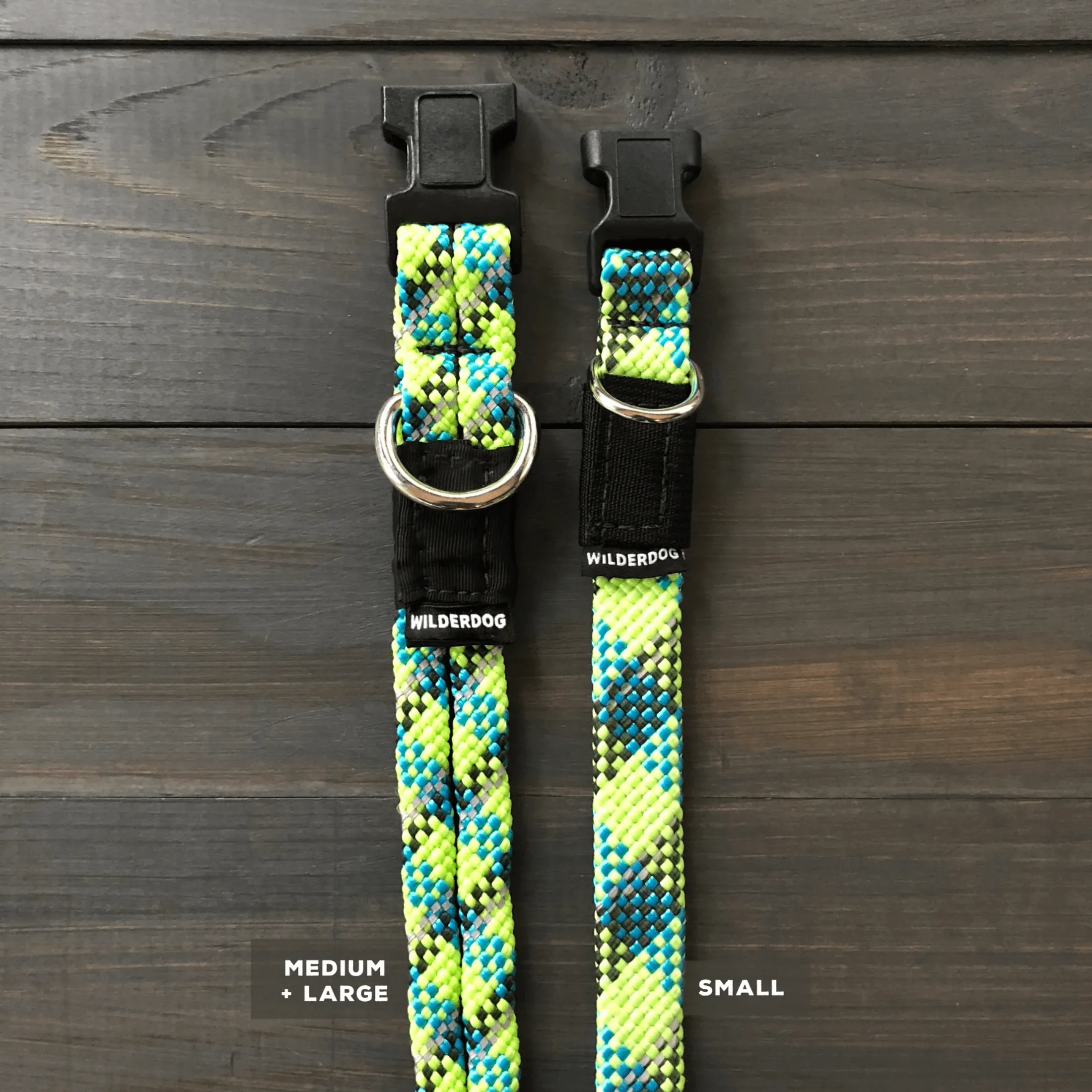 Lime Reflective Rope Collar