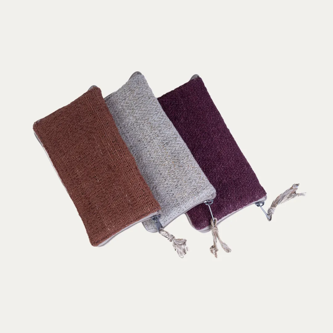 Maya Hemp Wallet - Natural Hemp