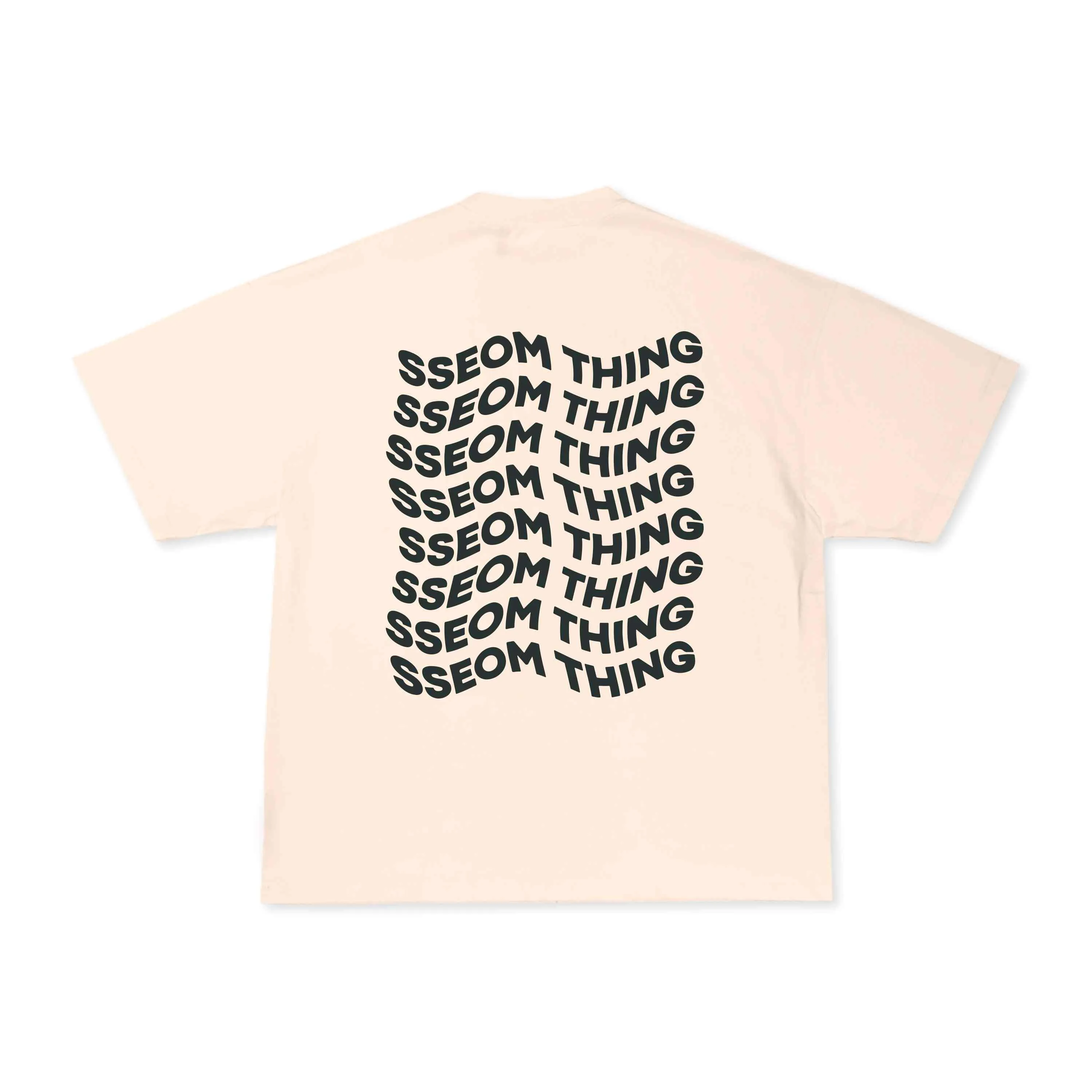 MENBUNG REFLECTIVE BEIGE TEE