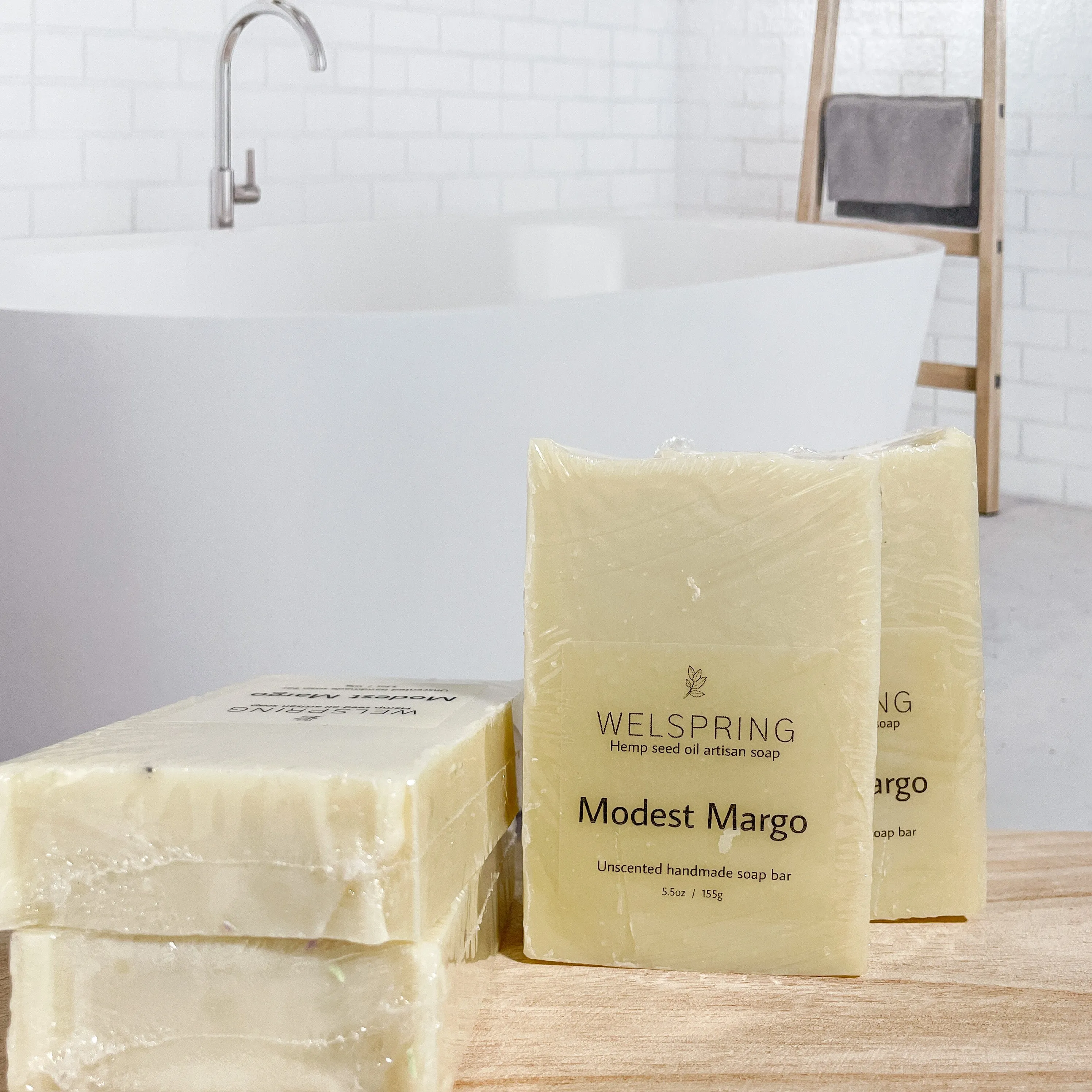 Modest Margo Vegan and Hemp Oil Bar Soap
