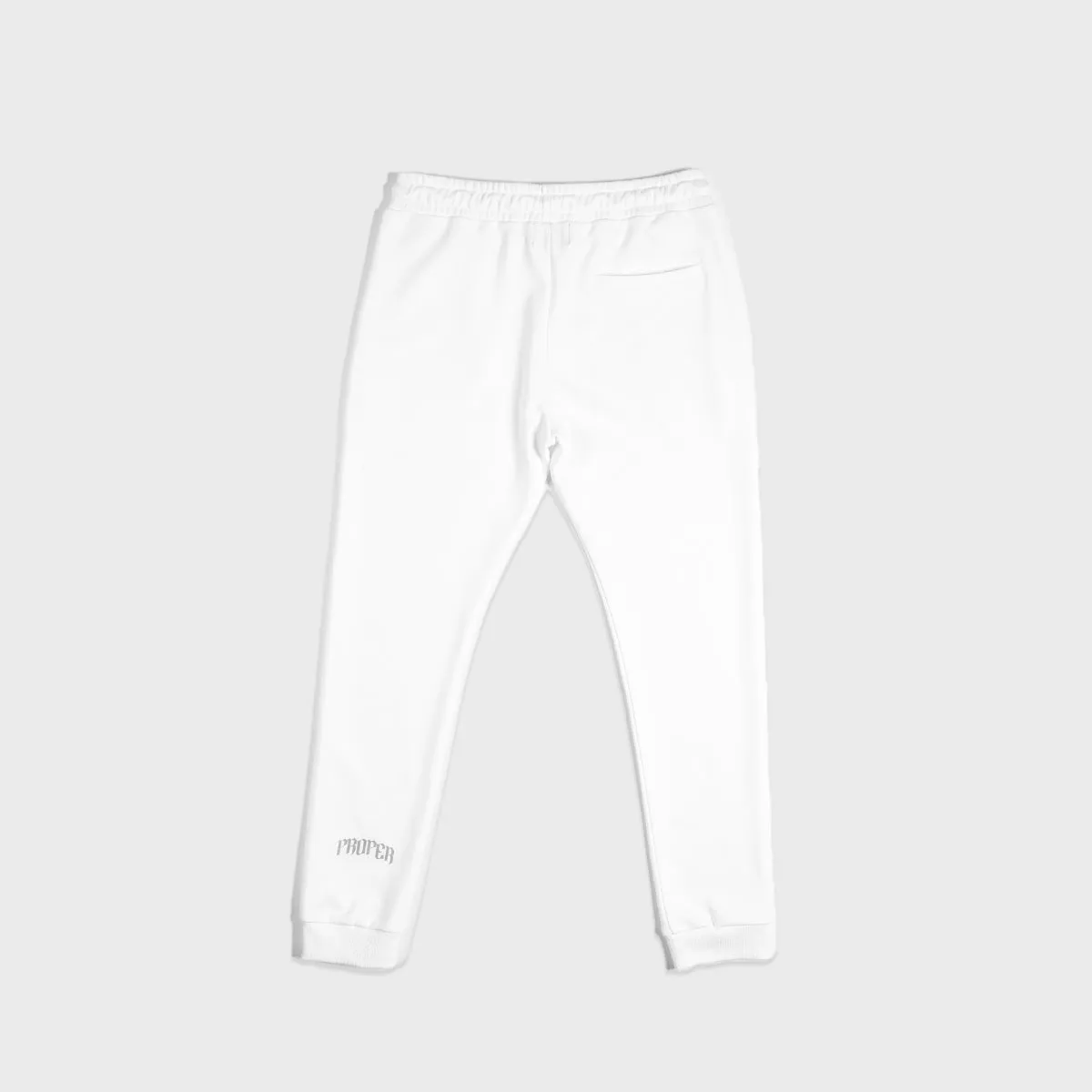 PROPER REFLECTIVE TRACKPANTS WHITE