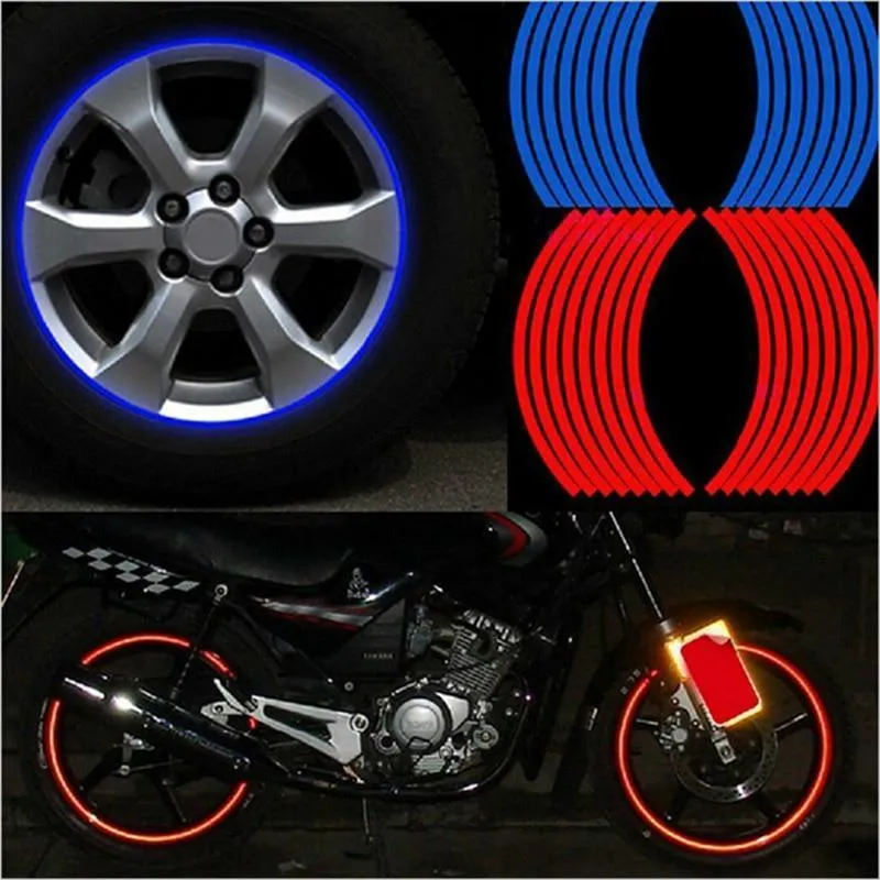 Reflective Wheel Rim Stripe Decal Tape