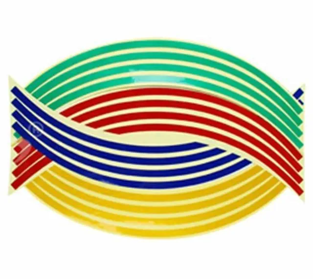 Reflective Wheel Rim Stripe Decal Tape