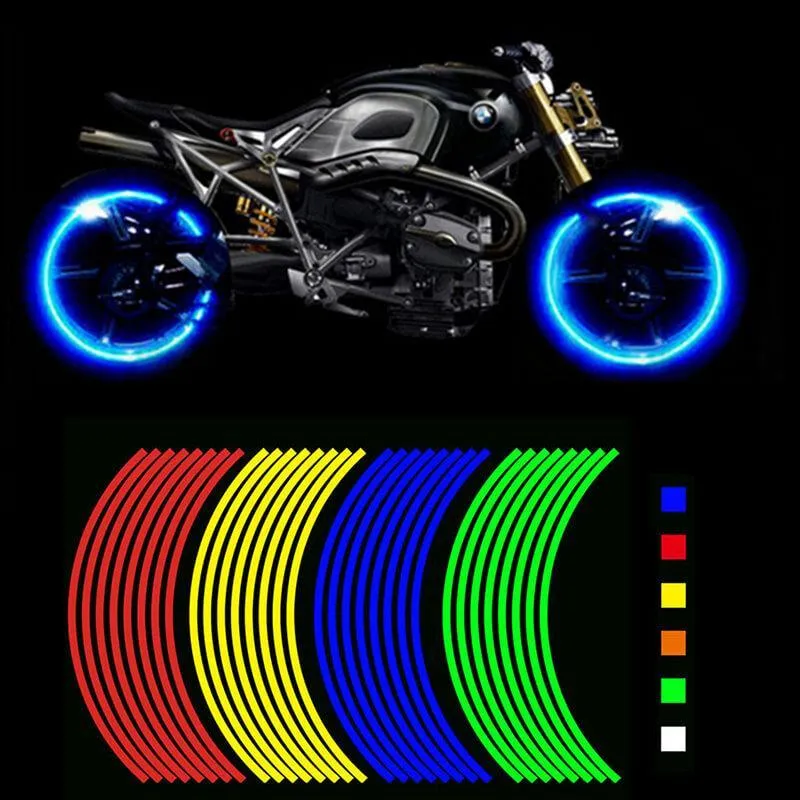Reflective Wheel Rim Stripe Decal Tape