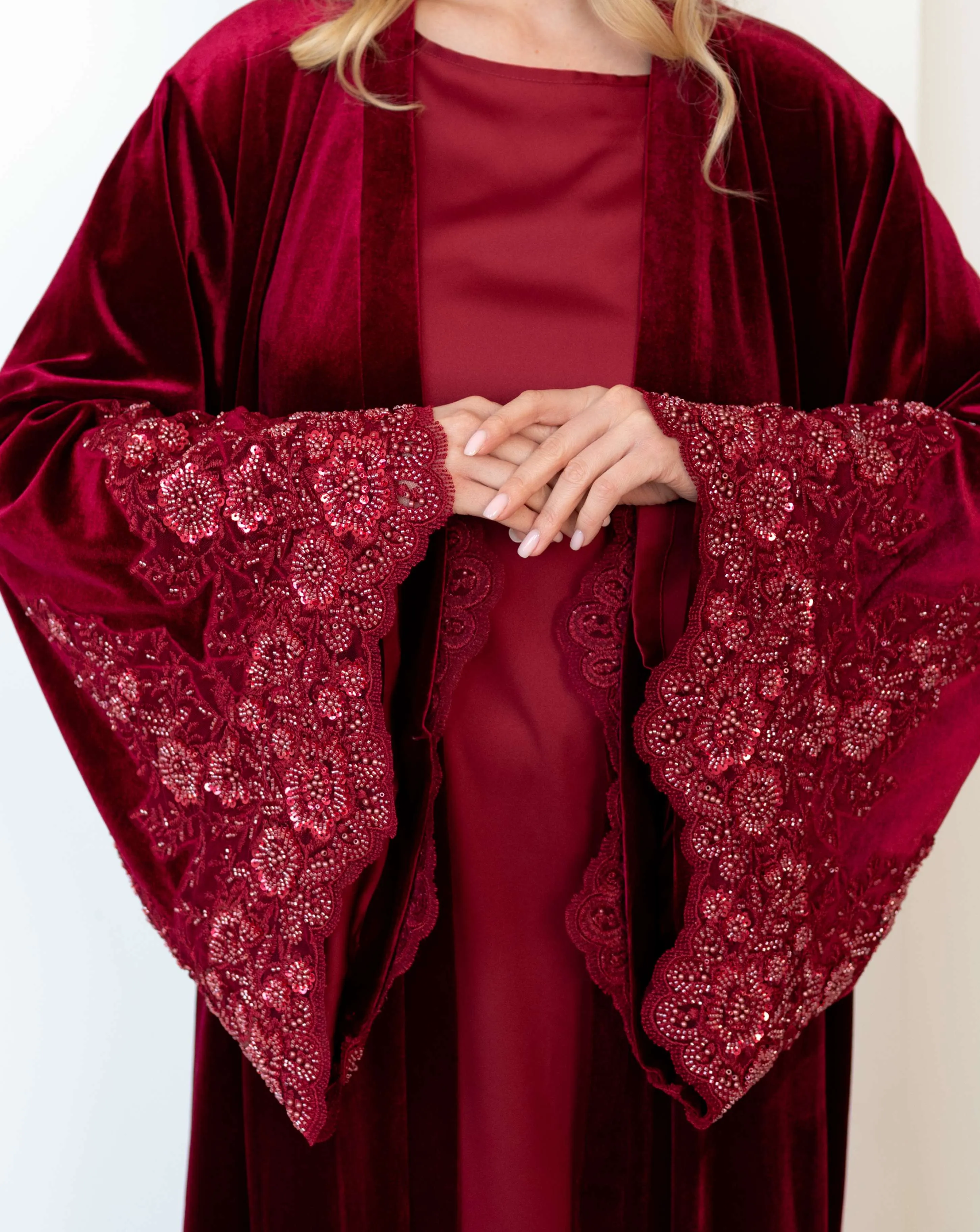 Reina Abaya and Dress Set