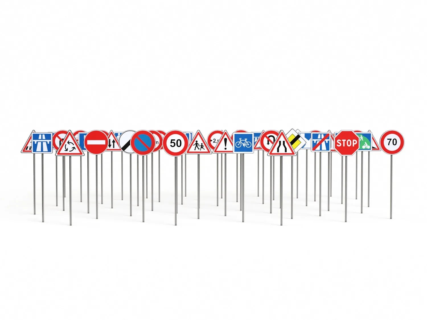 Road Signs Set