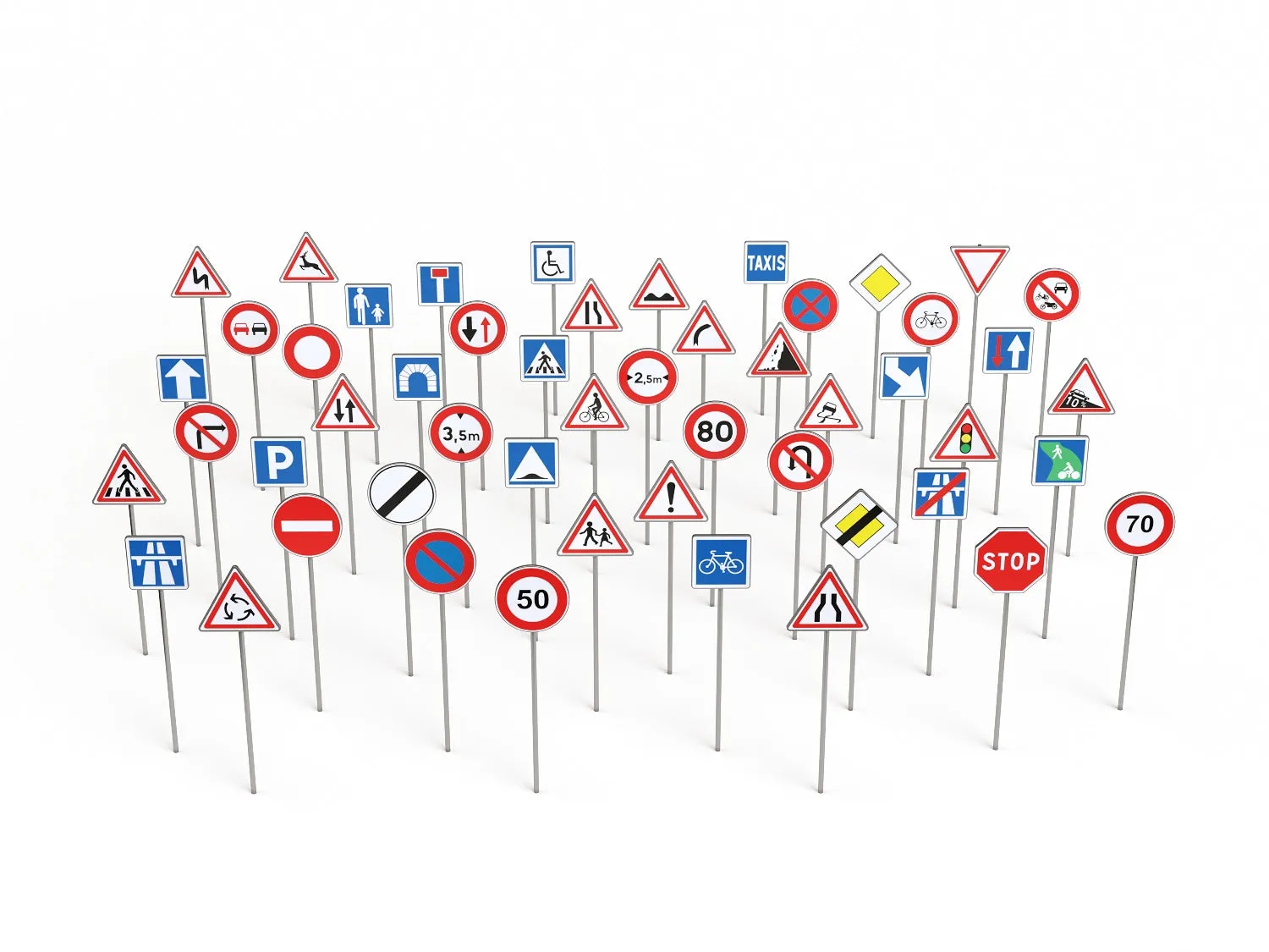 Road Signs Set