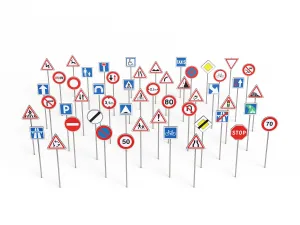Road Signs Set