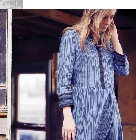 Sasha Hemp Stripe Dress