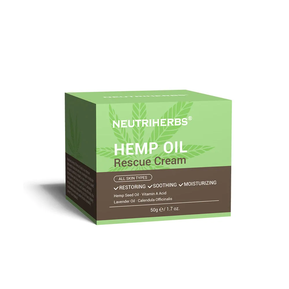Wholesale Facial Moisturizer Hemp Oil Moisturizing Rescue Cream